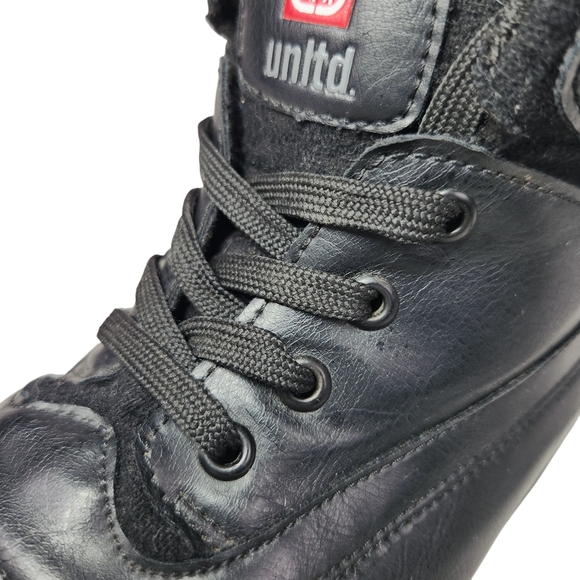 Ecko Unlimited Black Kids Youth Boots Size 6 Lace Up - Picture 7 of 13